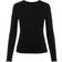 Object Ribbed Long Sleeved Top - Black