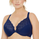 Glamorise Front Close T-Back WonderWire Bra - Blue