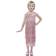 Smiffys Girls 20's Pink Flapper Costume