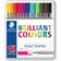 Staedtler 334 Triangular Fineliner Brilliant Colours 15-pack