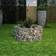 vidaXL Korotettu Kuusikulmainen Gabion Kivikorikehys 100x90x50 cm