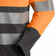 Snickers Workwear AllroundWork Hi-Vis Long Sleeve CL2 T-shirt - Hi Vis Orange/Steel Grey