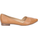 Hush Puppies Marley Ballerina Leder Slip On Shoenen - Bruin