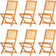 vidaXL 3060197 Patio Dining Set, 1 Table incl. 6 Chairs