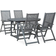 vidaXL 3057907 Set da pranzo per patio, 1 Tavolo incluso 4 Sedie