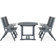 vidaXL 3057907 Ensemble repas de patio, 1 Table incluse 4 Chaises