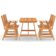 vidaXL 3057844 Set da pranzo per patio, 1 Tavolo incluso 4 Sedie