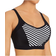 Pour Moi Energy Rush Lightly Padded Underwired Sports Bra - Black/White