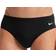 Nike Solid Swimming Briefs - Black/Black/White