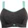 Pour Moi Energy Empower U/W Lightly Padded Convertible Sports Bra - Grey/Aqua