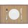 vidaXL 242108 6-pack Dækkeserviet Brun, Naturfarvet (45x30cm)