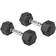 Olive Rubber Hex Dumbbell 2x5kg