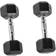 Olive Rubber Hex Dumbbell 2x5kg