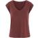 Pieces Modal T-shirt - Red Mahogany