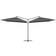 vidaXL Double Parasol 250cm