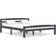 vidaXL Solid Pine 66cm Sengeramme 160x200cm