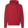 Fruit of the Loom Zip Through Hooded Sweatshirt - Red