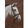 Hy Equestrian Padded Flash Bridle with Rubber Grip Reins