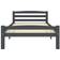 vidaXL Solid Pine 66cm Sängram 100x200cm