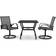 vidaXL 3060281 Essgruppe, 1 Tisch einschl. 2 Stühle