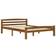 vidaXL Solid Pine 66cm Sengeramme 120x200cm