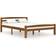 vidaXL Solid Pine 66cm Sängram 120x200cm