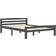 vidaXL Solid Pine 66cm Sengeramme 140x200cm