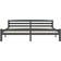 vidaXL Solid Pine 66cm Sengeramme 200x200cm