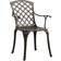 vidaXL 3070586 Café-Set, 1 Tisch einschl. 2 Stühle