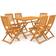 vidaXL 3060194 Ensemble repas de patio, 1 Table incluse 6 Chaises