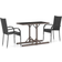 vidaXL 3072452 Set da pranzo per patio, 1 Tavolo incluso 2 Sedie