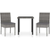 vidaXL 3065699 Matgrupp, 1 Bord inkl. 2 Stolar