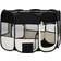 vidaXL Parc Pliable Pour Chien Avec Sac de Transport Bleu 110x110x58 cm