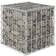 vidaXL Gabion Plantenbak Verhoogd Kubus 30x30x30 cm Staaldraad