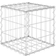 vidaXL Cube Gabion Raised Bed 30cm