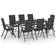 vidaXL 3060051 Ensemble repas de patio, 1 Table incluse 8 Chaises