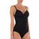 Conturelle by Felina Pure Feeling Spacer Underwire Bodysuit - Black