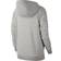 NIKE Funnel-Neck Fleece Pullover Hoodie - Dark Grey Heather/Matte Silver/White