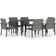vidaXL 3065714 Juego de comedor de patio, 1 Mesa incl. 6 Sillas