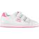 Slazenger Jr Ash Vel Trainers - White/Cerise