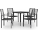 vidaXL 3060256 Essgruppe, 1 Tisch einschl. 4 Stühle