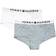 Tommy Hilfiger Logo Panties 2-pack - Gray Melange (UG0UG004630TE)