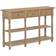 vidaXL 280019 Natural Wood Ablagetisch 30x120cm