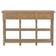 vidaXL 280019 Natural Wood Avlastningsbord 30x120cm
