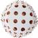 PME Rose Gold Polka Dots Cupcakeform 5 cm