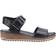 Hush Puppies Ellie Leren Sandalen - Zwart