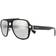 Versace Medusa Charm Sunglasses - Black/Light Grey Mirror/Silver