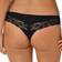 Triumph Lovely Micro Brazilian String Briefs - Black