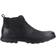 Hush Puppies Botas de piel de napa Tyrone para hombre - Marrón/Negro