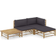 vidaXL 3058190 Outdoor Lounge Set, 1 Table incl. 2 Sofas